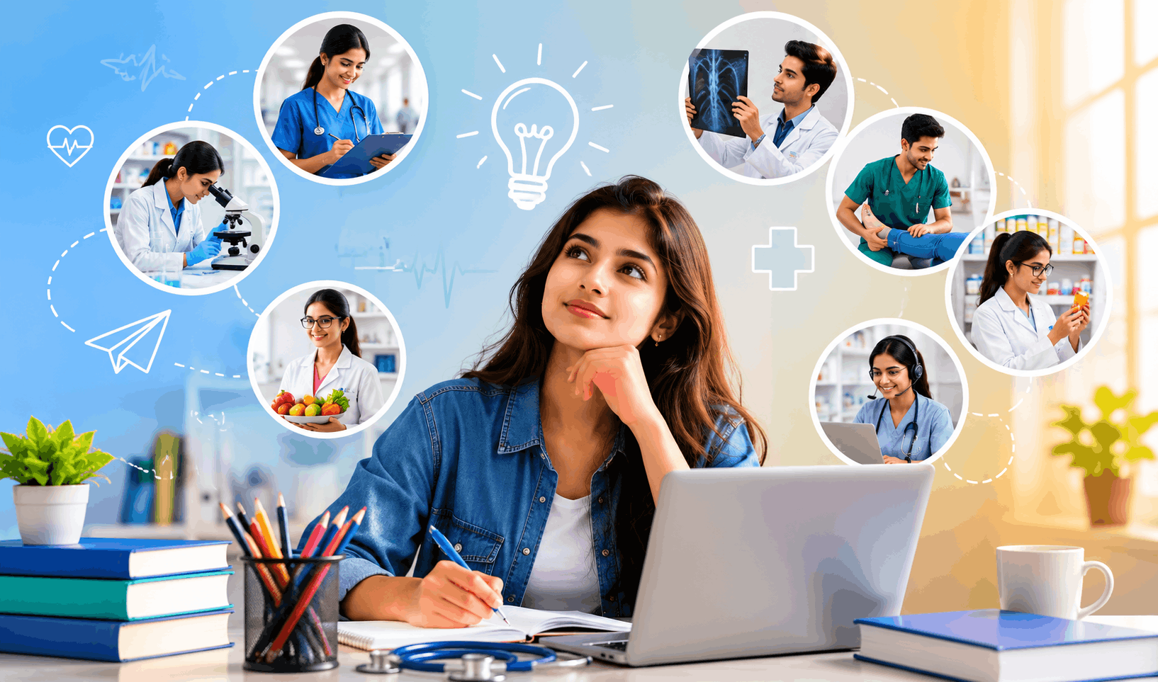 CTA/closing image: student exploring medical career options without NEET