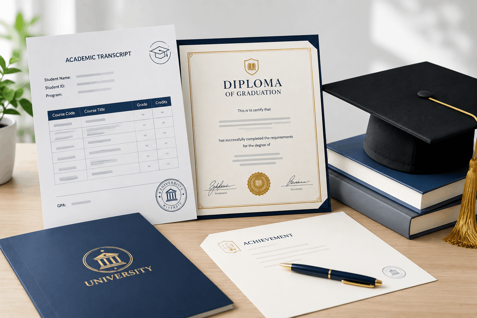 academic transcripts and certificates for visa interview preparation
