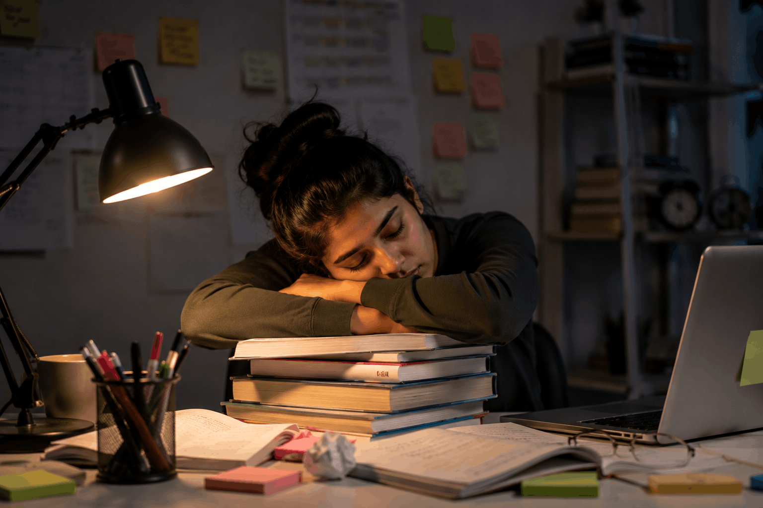 "Student using planner for time management - academic success habits"