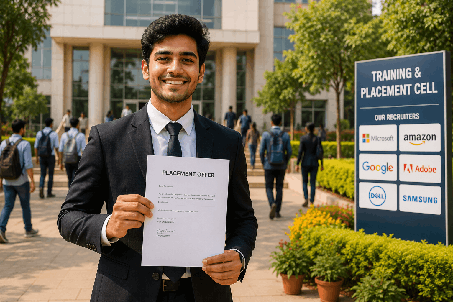 Placement highlights for government colleges in Kurukshetra"